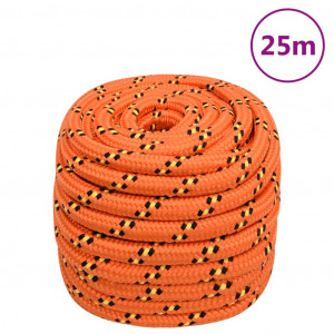 Corda de barco de polipropileno laranja 20 mm 25 m D