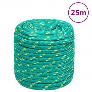 Cuerda de barco polipropileno verde 16 mm 25 m D