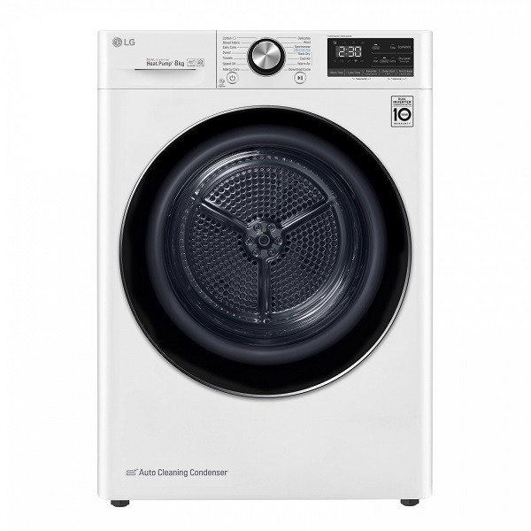 Máquina de secar LG A+++ 8 kg RC80V9AV2W branco D