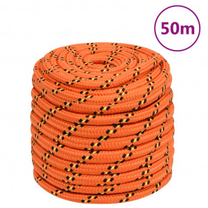 Corda de barco de polipropileno laranja 18 mm 50 m D