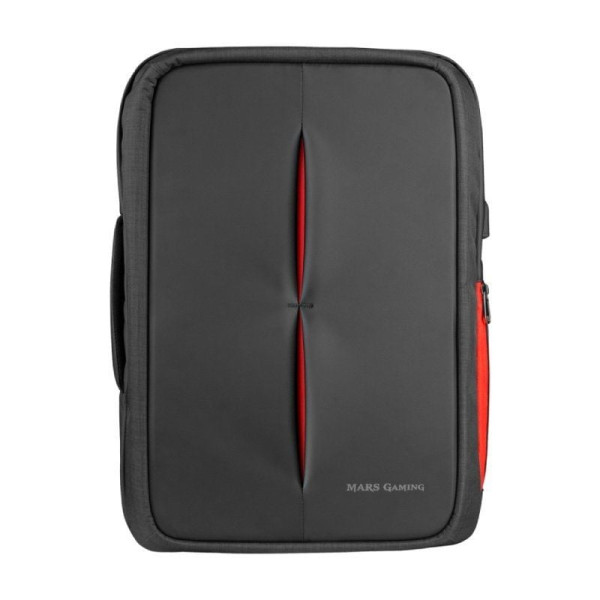 Mochila Mars Gaming MB2 para Portátil hasta 17" gris/rojo D