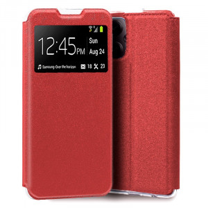 Funda COOL Flip Cover para Xiaomi Poco X5 Pro 5G Liso Rojo D