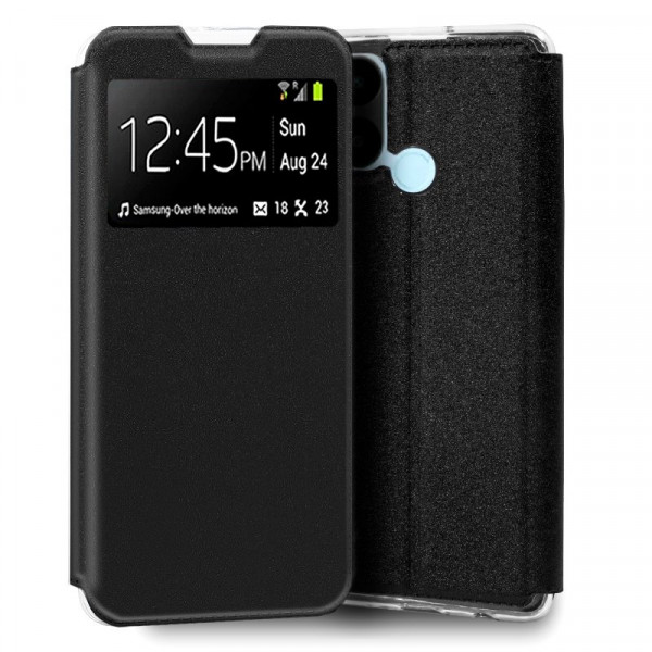 Funda COOL Flip Cover para Xiaomi Redmi A1 Plus / A2 Plus Liso Negro D