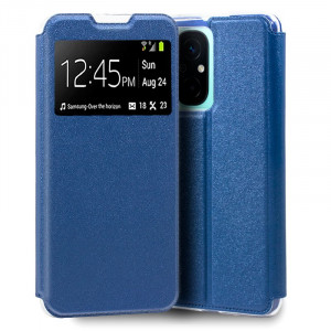 Funda COOL Flip Cover para Xiaomi Redmi 12C Liso Azul D