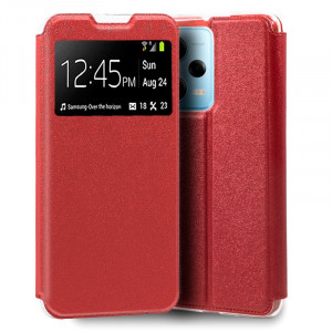 Fundação COOL Capa de Flip para Xiaomi Redmy Note 12 Pro 5G Red Lise D