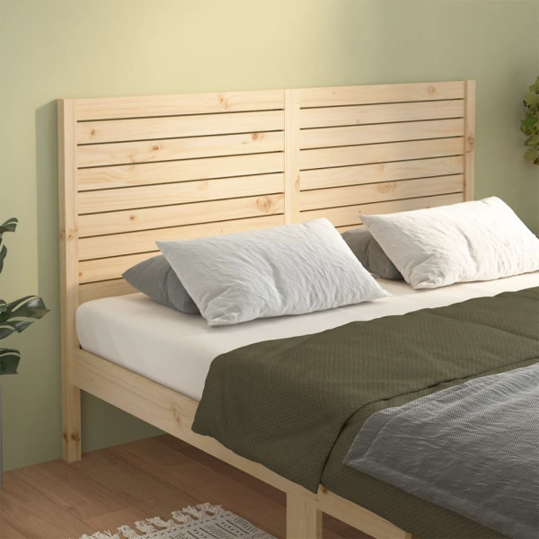 Cabeceira de cama em madeira maciça de pinho 141x4x100 cm D
