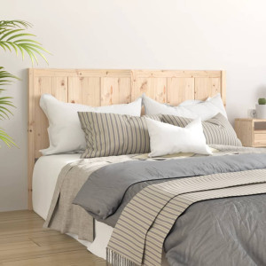 Cabecero de cama madera maciza de pino 155.5x4x100 cm D