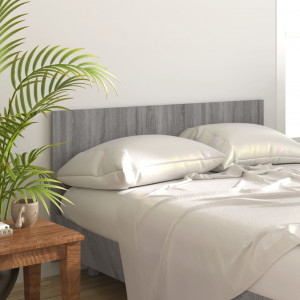 Cabeçalho de cama madeira contraplacada Sonoma cinza 160x1.5x80 cm D