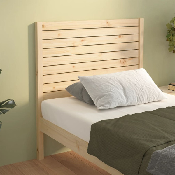 Cabeça de cama madeira maciça de pinho 81x4x100 cm D