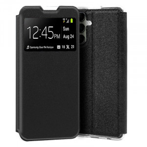 Funda COOL Flip Cover para Samsung A145 Galaxy A14 / A14 5G Liso Negro D
