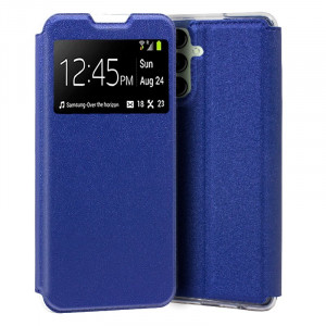 Funda COOL Flip Cover para Samsung A145 Galaxy A14 / A14 5G Liso Azul D