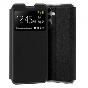 Funda COOL Flip Cover para Samsung A346 Galaxy A34 5G Liso Negro D