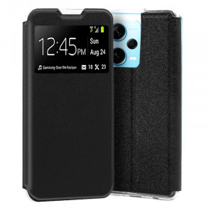 Fundação COOL Capa de Flip para Xiaomi Redmi Note 12 Pro Plus 5G luz preta D