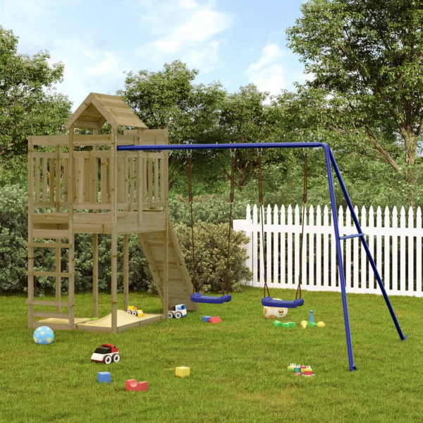 Parque infantil externo Pine Pine Wooden D