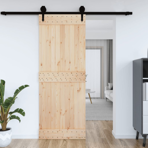 Puerta NARVIK madera maciza pino 85x210 cm D