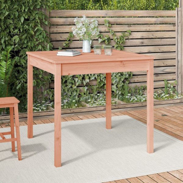 Mesa de jardín madera maciza de abeto Douglas 82.5x82.5x76 cm D