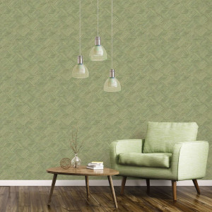 Papel de parede evergreen vime verde natural D