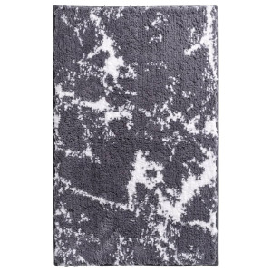 RIDDER Tapete de banho Mármore cinzento e branco 90x60 cm D