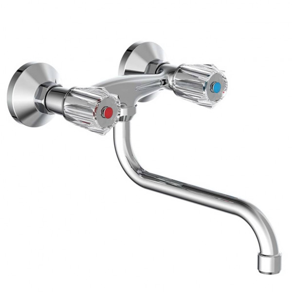 SCHÜTTE Grifo mezclador de lavabo bimando BRILLANT cromo D