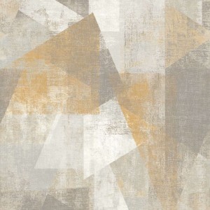 DUTCH WALLCOVERINGS Papel pintado perspectivas beige y gris D