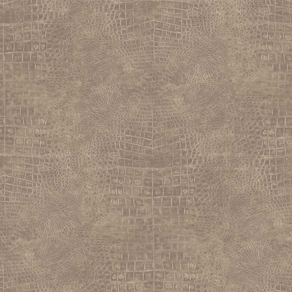 Noordwand Papel pintado Croco gris taupe D