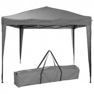 ProGarden Tenda para festas Easy-Up cinza 300x300x245 cm D