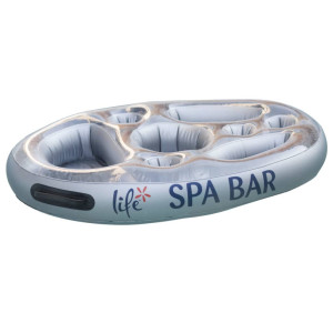Summer Fun Flotador bar para bañera de hidromasaje plateado D