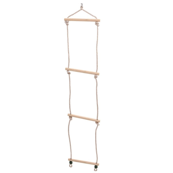 Columpio con escalera de cuerda polietileno azul M 5