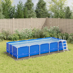 Tapeçaria de piso de piscina geotêxtil de poliéster cinza claro 550x280cm D