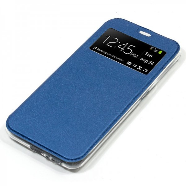Funda Flip Cover Samsung A805 Galaxy A80 Liso Azul D