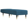 Chaise longue veludo azul 3