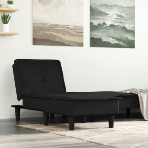 Sofá divã de tecido preto D