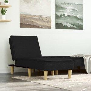 Sofá divã de tecido preto D