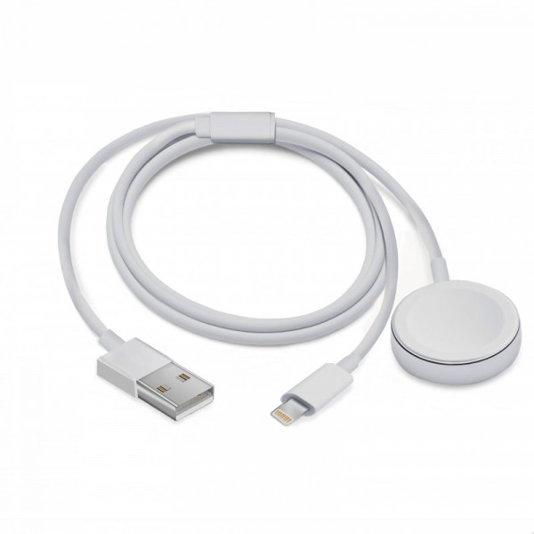 Cabo USB magnético COOL para Apple Assista + cabo de relâmpago para iPhone / iPad (2 em 1) D