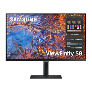 Monitor profissional SAMSUNG ViewFinity S8 27" UHD 4K S27B800PXU preto D