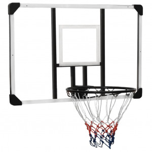 Tablero de baloncesto policarbonato transparente 106x69x3 cm D