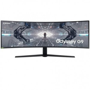 Monitor Gaming SAMSUNG 49" Odyssey G9 QHD Curvo G95TSSP blanco y negro D