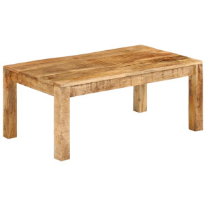 Mesa de centro de madera maciza mango 100x55x40 cm D