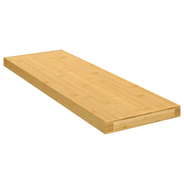 Prateleira de parede em bambu 60x20x2,5 cm D