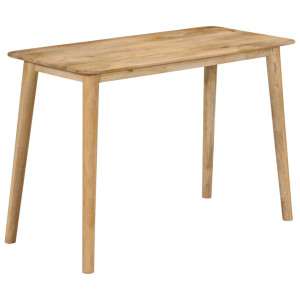 Mesa de comedor madera maciza de mango 112x52x76 cm D