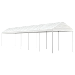 Sala de jantar com teto de polietileno branco 13.38x2.28x2.69 m D