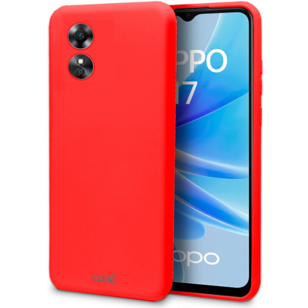 Carcaça COOL para Oppo A17 cobrir vermelho D