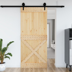 Puerta NARVIK madera maciza pino 100x210 cm D