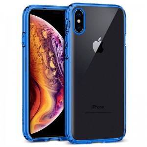 Carcasa COOL para iPhone XS Max Borde Metalizado (Azul) D