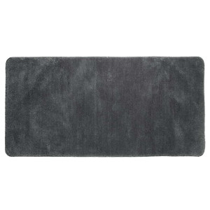 Sealskin Tapete de banho angorá cinza 70x140 cm D