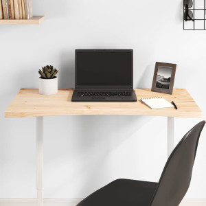 Mesa de escritório de madeira maciça de pinho 80x40x2.5 cm D