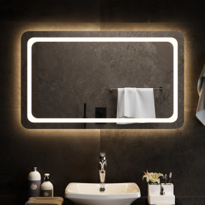 Espejo de baño con LED 100x60 cm D