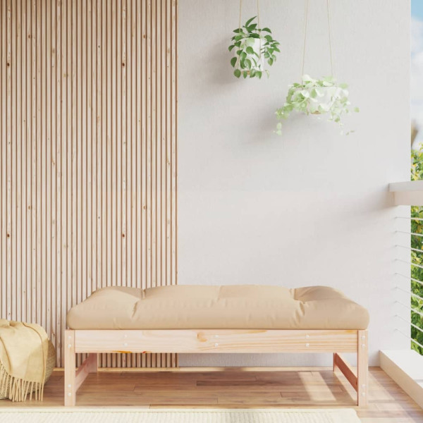 Banco de jardim em madeira maciça de pinho 120x80 cm D
