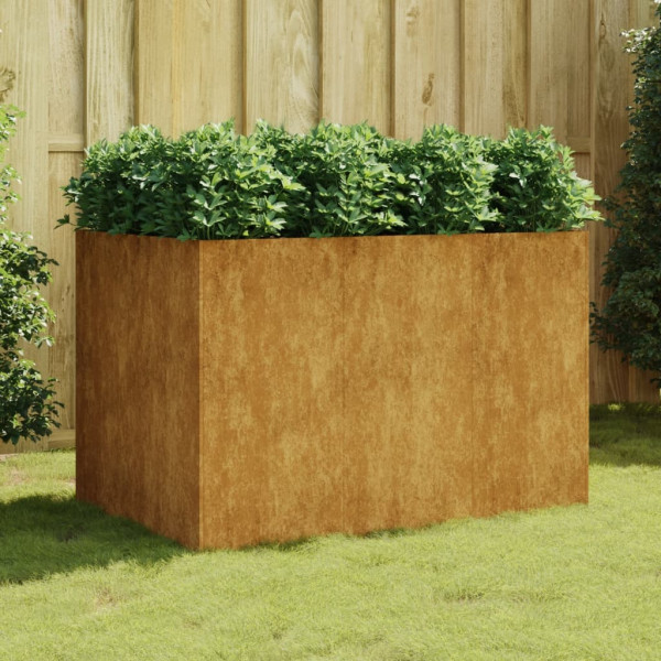 Jardinera acero corten 120x80x80 cm D