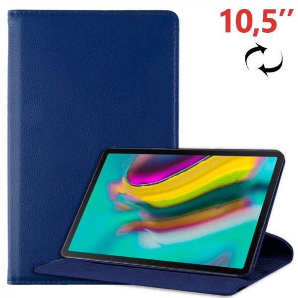 Funda Samsung Galaxy Tab S5e T720 / T725 Polipiel Azul 10.5 pulg D